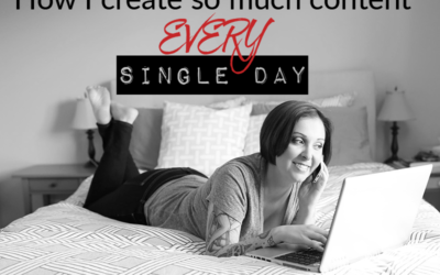 How I create so much content EVERY single day