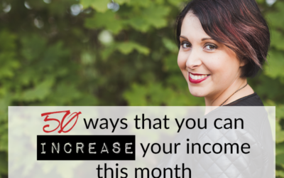 50 ways that you can increase your income this month